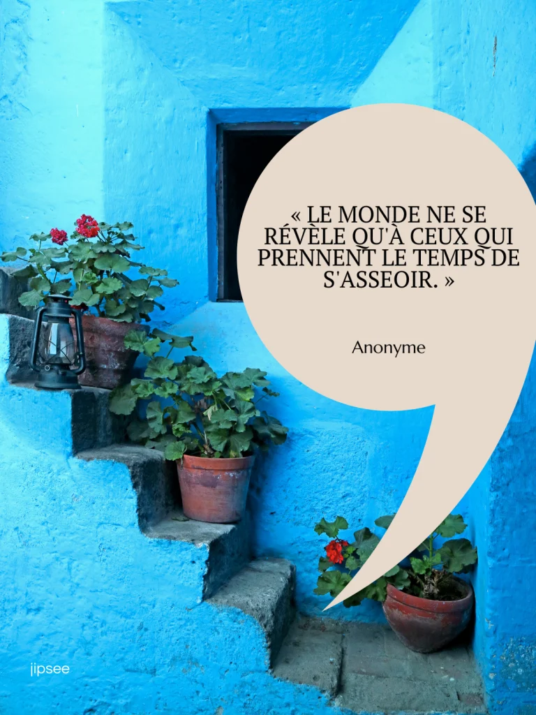 citation voyage le monde se revele a ceux qui prennent le temps de s'asseoir