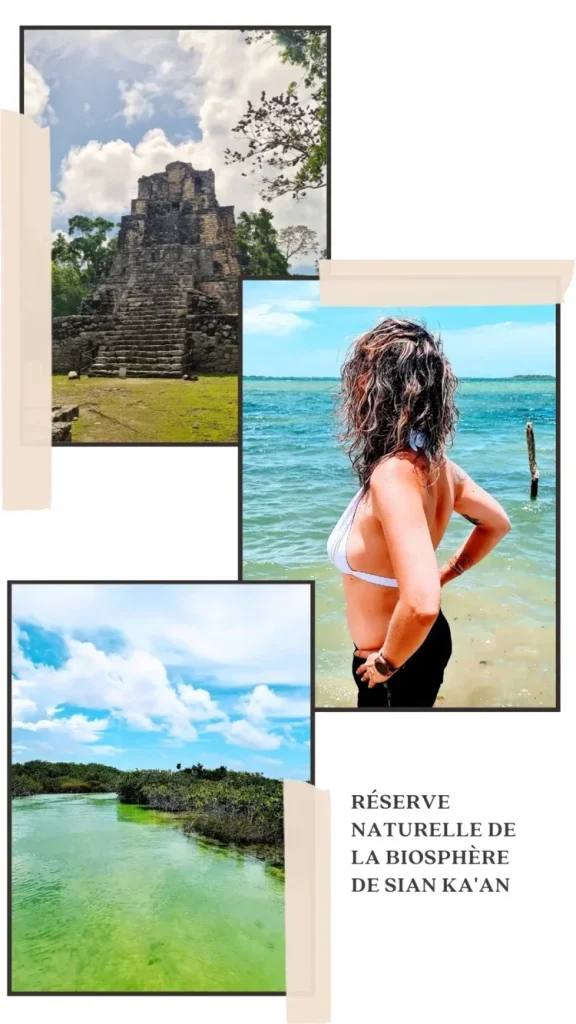 site maya et lagon de la reserve de sian ka an au mexique