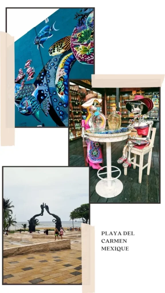 ambiance de playa dezl carmen statue embletique et boutique