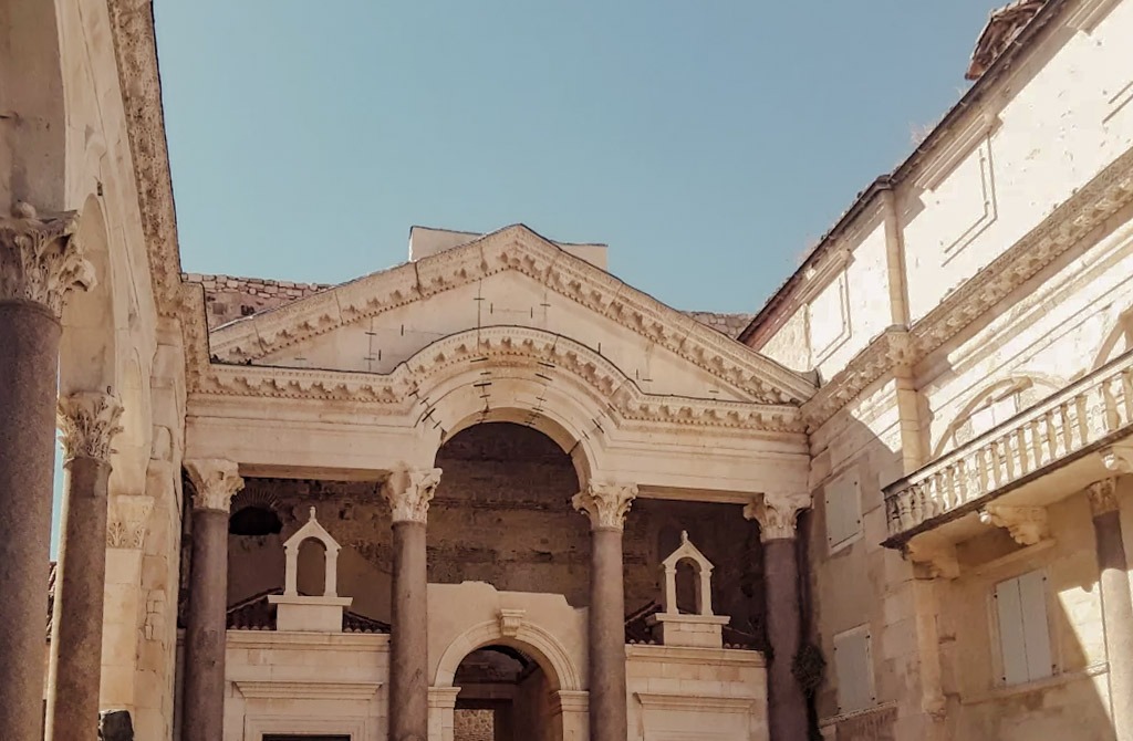 enceinte du palais de Dioclétien a split en croatie
