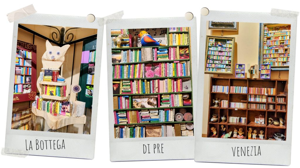 boutique d'artisanat local bibelots livres betega di pre venezia