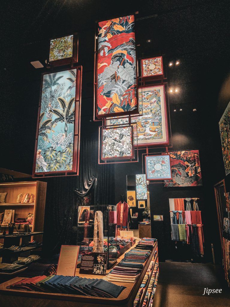 boutique de jim thomson specialisé dans la soie a bangkok