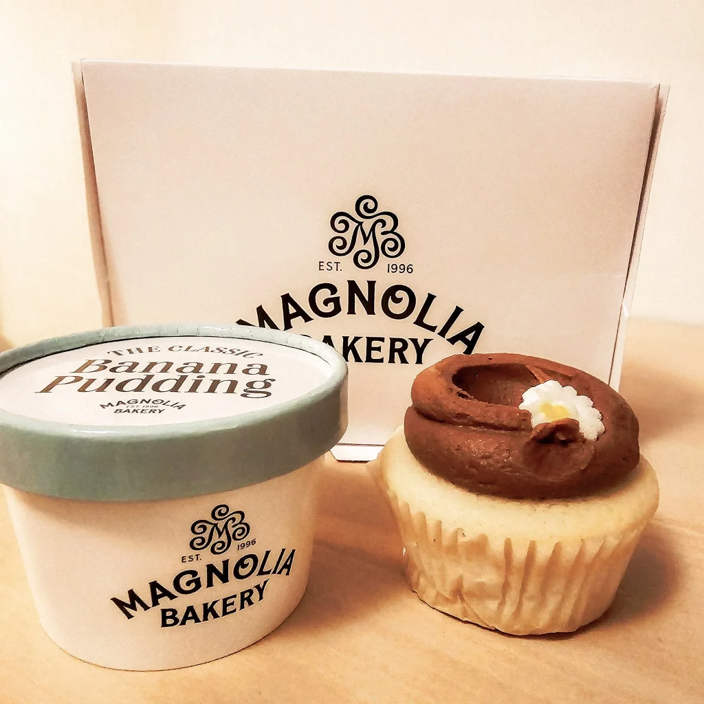 cupcake chocolat boite individuelle de pudding coffret magnolia bakery