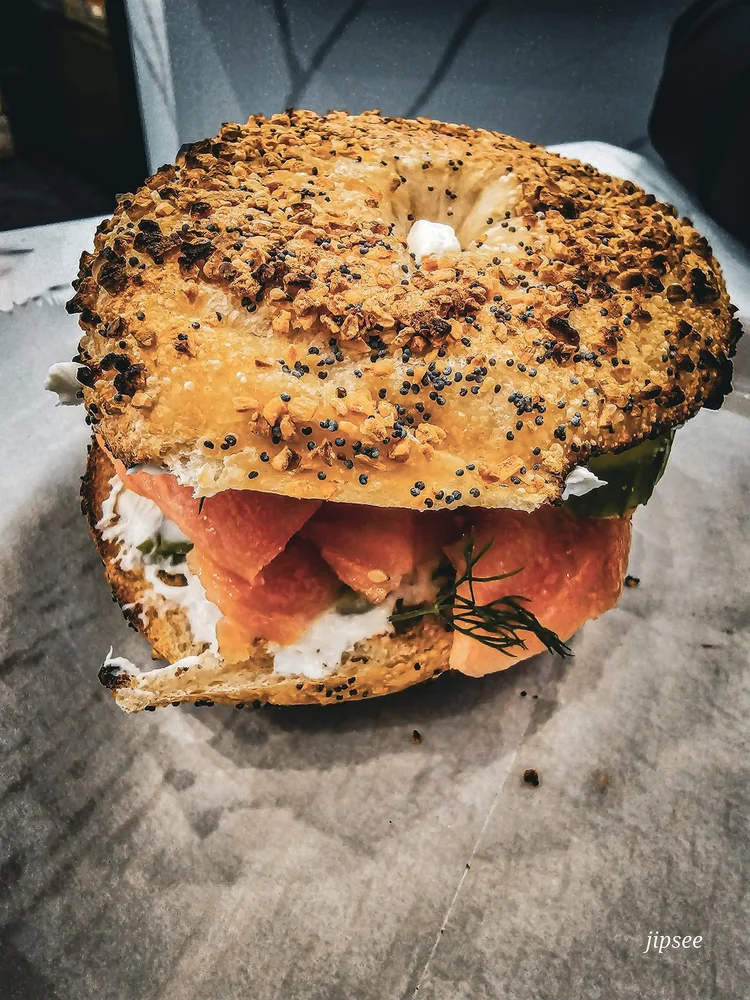 bagel au saumon nala's quartier nolita new york