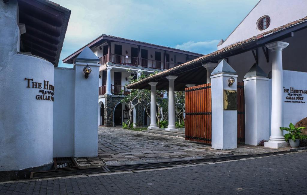 entree hotel heritage centre historique de galle au sri lanka