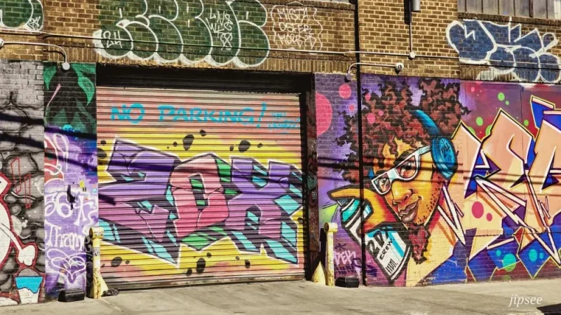 entropot tagué street art brooklyn