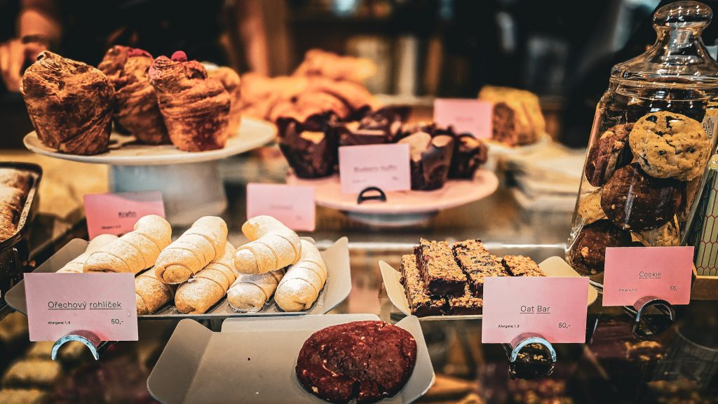 assortiment patisseries typiques tcheques prague