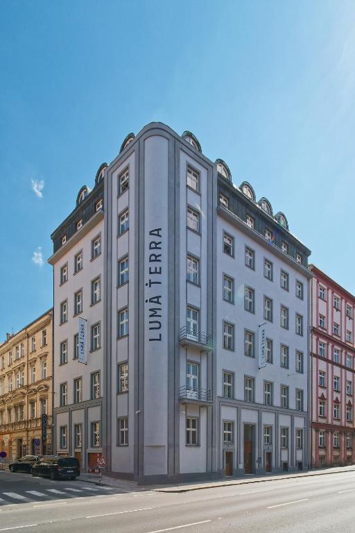 facade hostel luma terra prague
