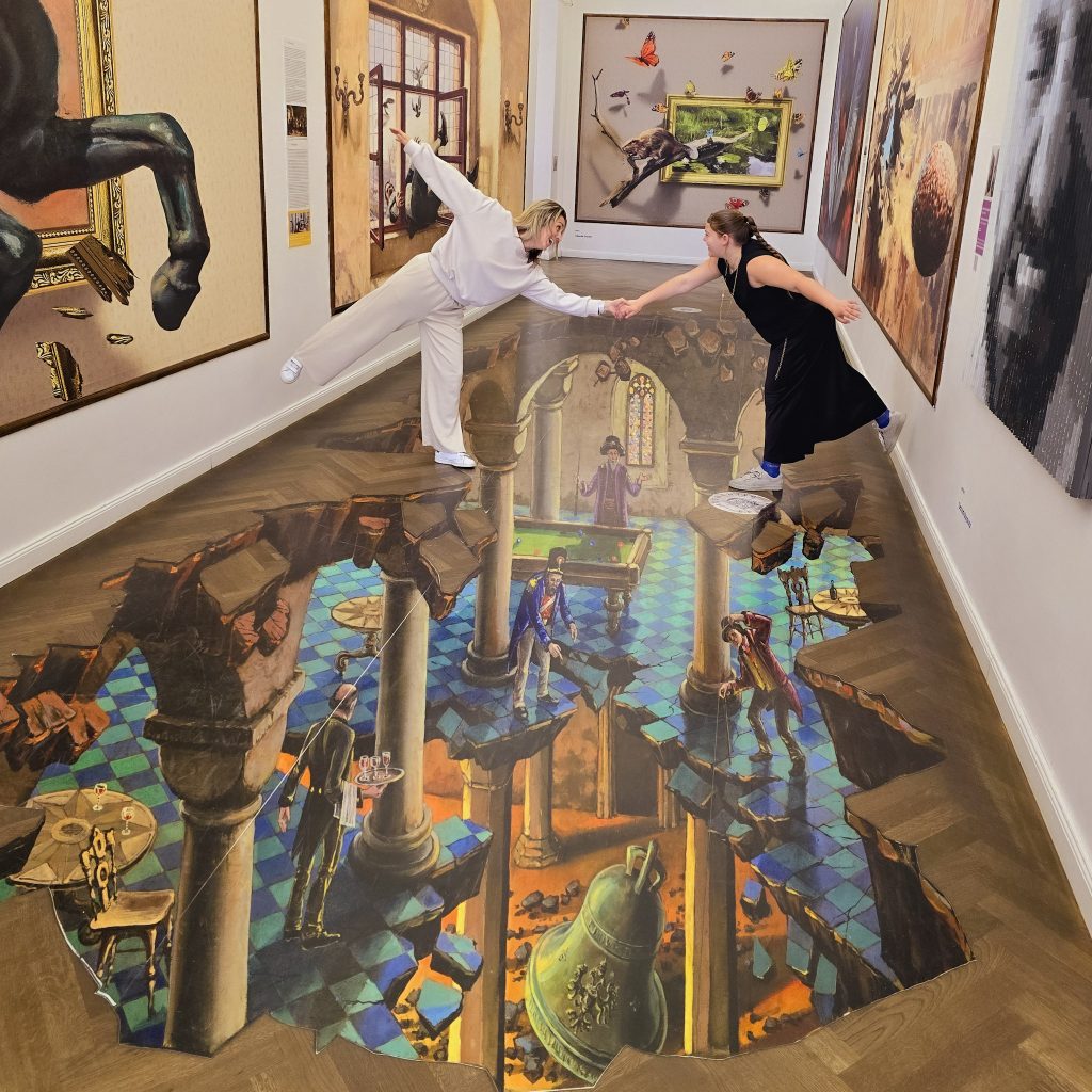 mise en scene musée de l'illusion prague