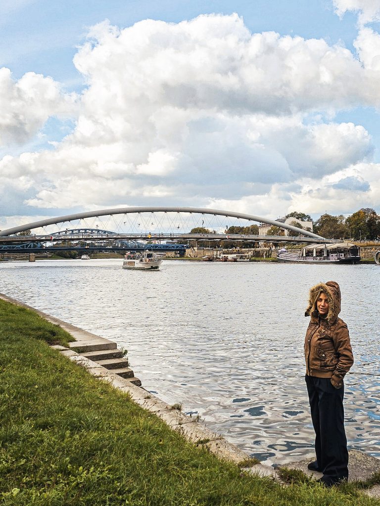 promenade sur les bords du vistule le fleuve de cracovie
