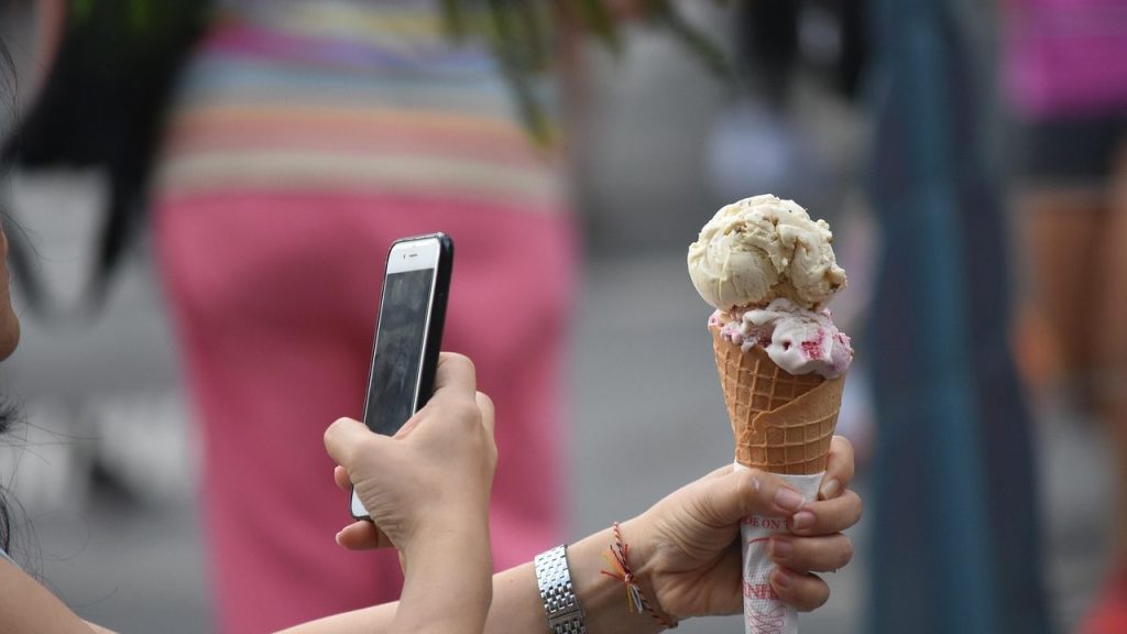 people, adult, woman, outdoors, food, eating, travel, ice-cream