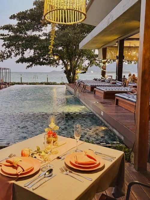 piscine hotel casa de mar vue sur mer a koh samui
