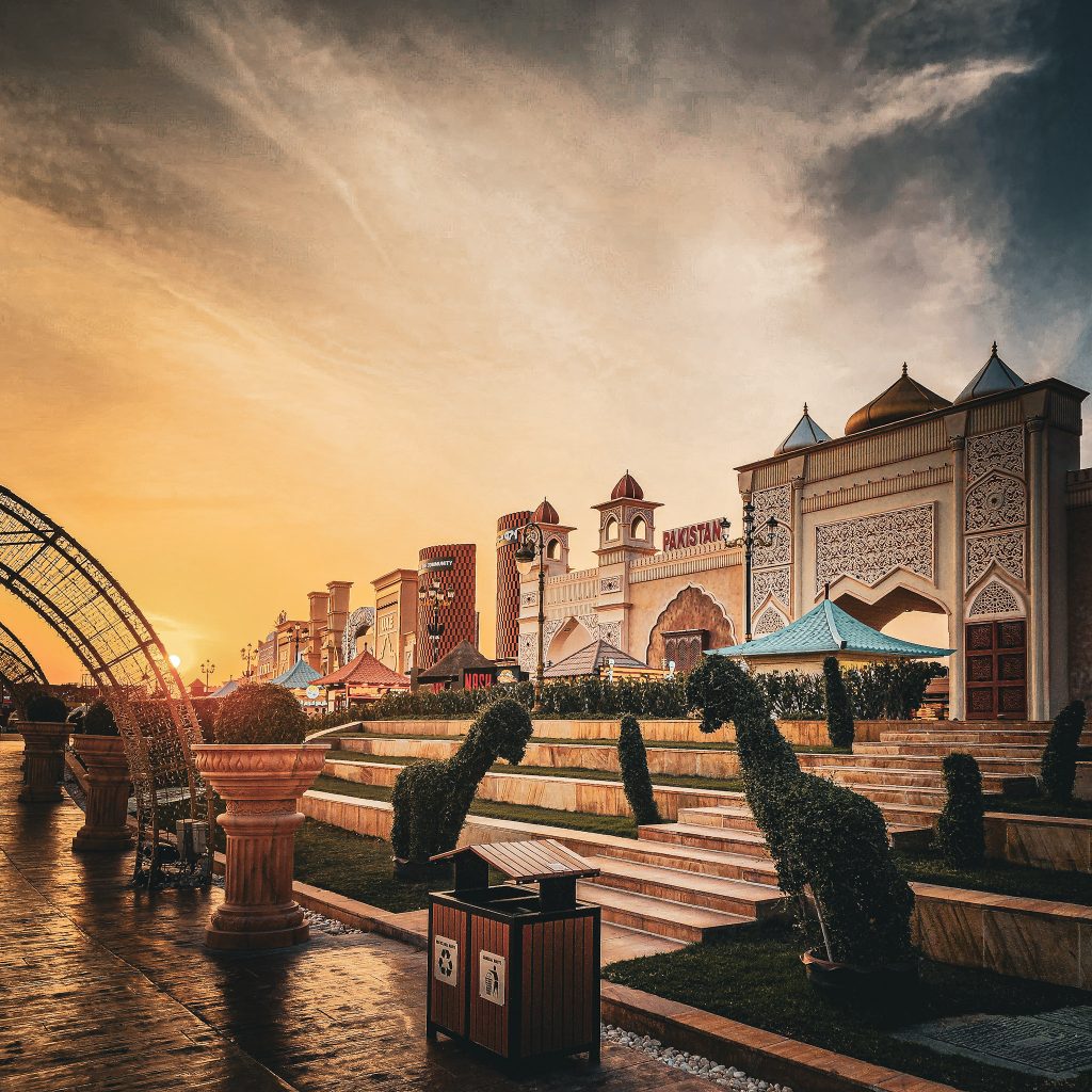 sunset global village dubai