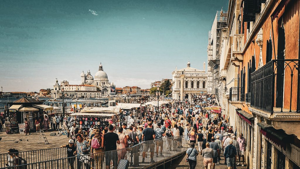 foule de touriste a venise