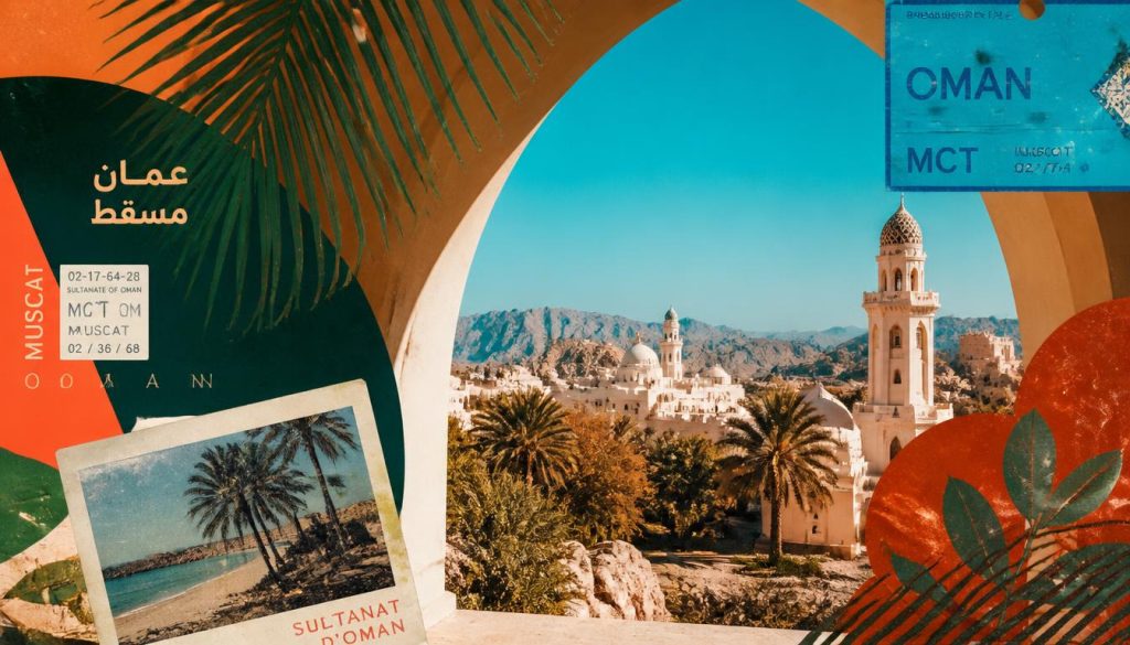 ambiance retro pop et coloré d'un voyage au moyeznt orient 