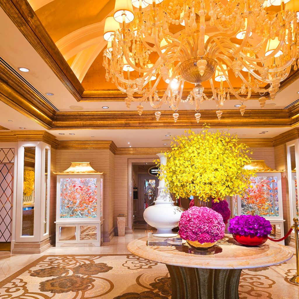 hall d'entree du wynn hotel a macao