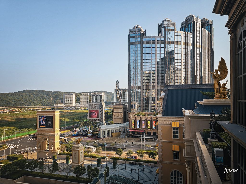 vue des hotels de luxe de macao au sunset