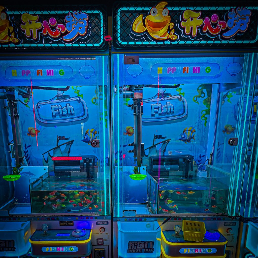 machien a poisson rouge en chine