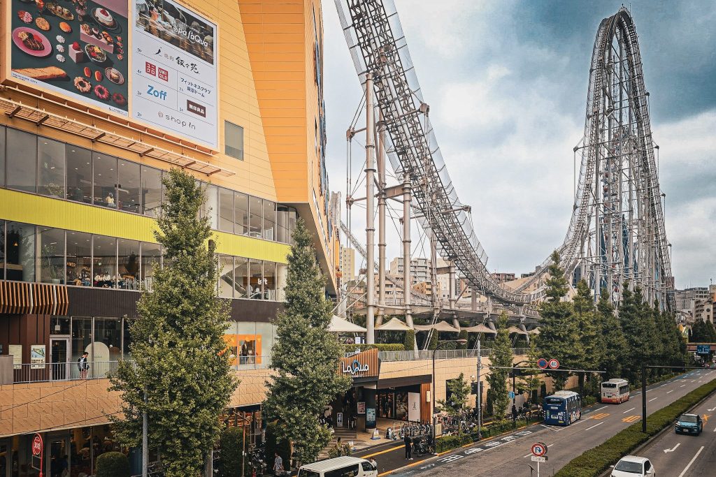 roller coaster du tokyo dome 