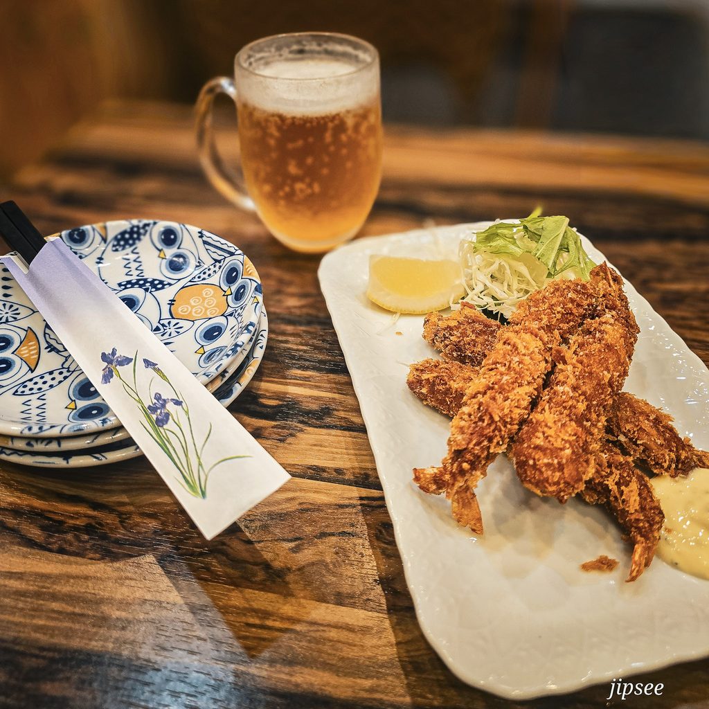 assiette de tempura a Izakaya Futsukayoi tokyo
